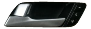 2015-2017 Hyundai Sonata Silver Interior Door Handle - Front, Left (Driver) (Used OEM)