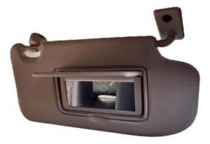 2017-2018 Nissan Rogue Sport Gray Sun Visor with Illuminated Vanity Mirror - Right (Passenger) (Used OEM)