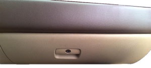 2007-2014 GMC Yukon XL Tan Lower Glove Box (Used OEM)