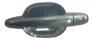 2008-2013 Toyota Highlander Black Exterior Door Handle - Rear, Left (Driver) (Used OEM)