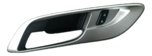 2010-2017 Chevrolet Equinox Gray Interior Door Handle - Front, Left (Driver) (Used OEM)