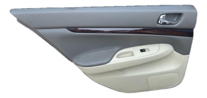 2015 INFINITI Q40 Tan Front Door Interior Trim Panel - Rear, Left (Driver) (Used OEM)