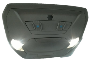 2015-2019 Ford Escape Gray Floor Console Panel for Models with Sunroof (Used OEM)