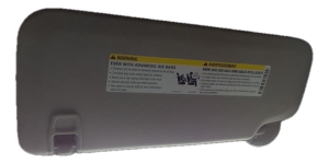 2017-2022 GMC Canyon Gray Sun Visor without Vanity Light - Right (Passenger) (Used OEM)