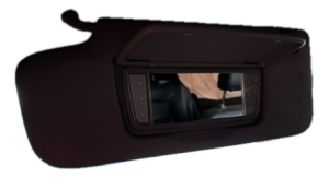 2018-2024 GMC Terrain Black Sun Visor - Left (Driver) (Used OEM)