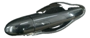 2014-2023 Jeep Cherokee Black Exterior Door Handle - Rear, Right (Passenger) (Used OEM)