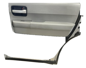 2008-2022 Toyota Sequoia Gray Door Interior Trim Panel - Rear, Right (Passenger) (Used OEM)
