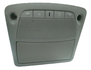 2014 Nissan Rogue Gray Roof Overhead Console Panel with Map Lamps (Used OEM)