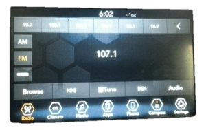 2019-2020 Jeep Renegade Radio Display and Receiver (Used OEM)