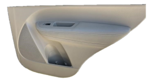 2011-2013 Kia Sorento Beige Door Interior Trim Panel - Rear, Right (Passenger) (Used OEM)
