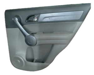 2007-2011 Honda CR-V Maroon Door Interior Trim Panel - Rear, Right (Passenger) (Used OEM)