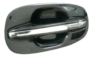 2011-2020 Toyota Sienna Black Exterior Door Handle with Chrome - Rear, Right (Passenger) (Used OEM)