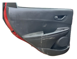 2018-2021 Hyundai Kona Black Door Interior Trim Panel - Rear, Left (Driver) (Used OEM)