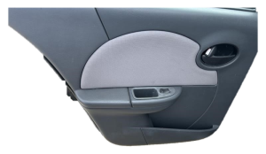 2003-2007 Saturn Ion Gray Door Interior Trim Panel - Rear, Left (Driver) (Used OEM)
