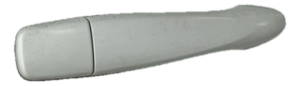2020-2025 Nissan Versa White Exterior Door Handle - Rear, Right (Passenger) (Used OEM)