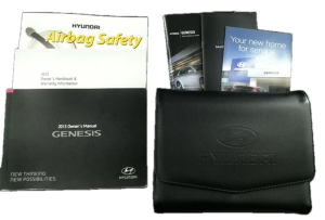 2012-2014 Hyundai Genesis Owners Manual with Storage Case (Used OEM)