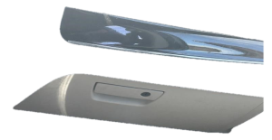 2011-2020 Dodge Grand Caravan Gray Lower Glove Box (Used OEM)