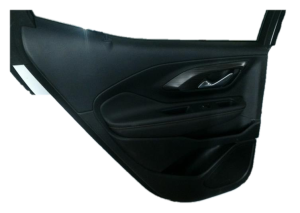 2018-2020 GMC Terrain Black Door Interior Trim Panel with Power Windows and Power Locks - Rear, Left (Driver) (Used OEM)