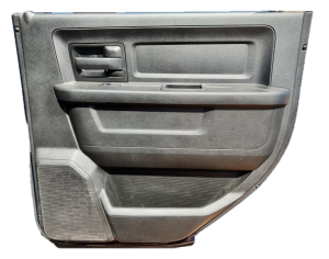 2019-2024 Ram 1500 Black Door Interior Trim Panel - Rear, Right (Passenger) (Used OEM)
