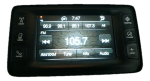 2017 Jeep Cherokee Radio Receiver and Display Unit (Used OEM)