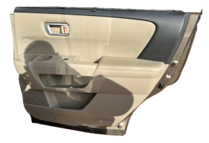 2009-2015 Honda Pilot Tan Door Interior Trim Panel - Rear, Right (Passenger) (Used OEM)