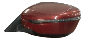 2016 Nissan Rogue Maroon Power Door/Side View Mirror - Left (Driver) (Used OEM)