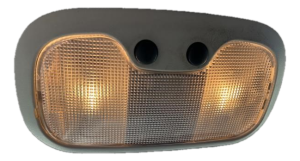 2008-2014 GMC Sierra 2500 HD Gray Roof Overhead Console with Map Lights (Used OEM)