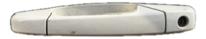 2007-2013 Chevrolet Avalanche White Exterior Door Handle Assembly - Front, Left (Driver) (Used OEM)