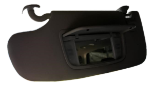 2013-2014 Lincoln MKZ Black Sun Visor with Garage Door Opener - Left (Driver) (Used OEM)