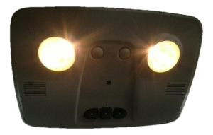 2008-2017 Buick Enclave Tan Overhead Console Panel (Used OEM)