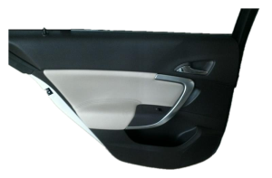 2011-2017 Buick Regal Tan Door Interior Trim Panel - Rear, Left (Driver) (Used OEM)