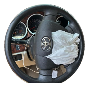2008-2009 Toyota Sequoia Tan Manual Tilt Steering Column with Cruise and Radio Controls (Used OEM)