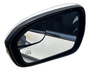 2013-2014 Ford Fusion White Power Door/Side View Mirror - Left (Driver) (Used OEM)