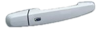 2016 Chevrolet Malibu White Rear Keyless Entry Exterior Door Handle - Right (Passenger) (Used OEM)