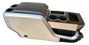 2013-2014 Lincoln Mark LT Tan Front Floor Console Assembly (Used OEM)