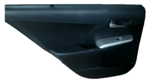 2012-2014 Toyota Camry Black Door Interior Trim Panel - Rear, Left (Driver) (Used OEM)