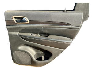 2011-2021 Dodge Durango Black Door Interior Trim Panel - Rear, Right (Passenger) (Used OEM)
