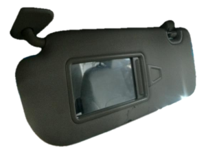 2019 Hyundai Santa Fe XL Tan Sun Visor with Illuminated Vanity Mirror - Left (Driver) (Used OEM)