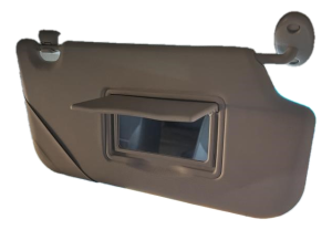2012-2013 Ford Focus Black Sun Visor without Illuminated Vanity Mirror - Right (Passenger) (Used OEM)