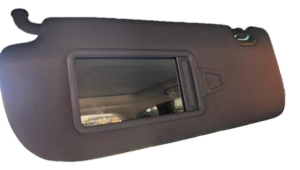 2019 Hyundai Santa Fe XL Black Sun Visor with Illuminated Vanity Mirror - Left (Driver) (Used OEM)