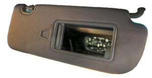 2019 Hyundai Santa Fe XL Black Sun Visor with Sunroof and Illuminated Vanity Mirror - Right (Passenger) (Used OEM)
