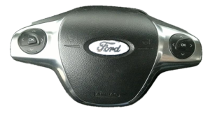 2012-2014 Ford Focus Black Steering Wheel Air Bag - Left (Driver) (Used OEM)