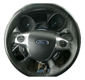2013-2014 Ford Focus Black Tilt and Telescoping Steering Column with Key (Used OEM)