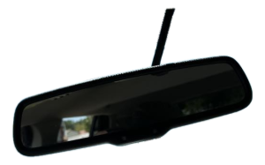 2006-2011 Lincoln Town Car Auto-Dimming Interior Rear View Mirror with Microphone (Used OEM)