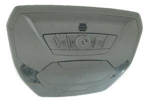 2015-2019 Ford Escape Tan Overhead Console Panel with Sunroof and Ambient Lighting (Used OEM)