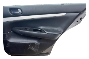 2015 INFINITI Q40 Black Door Interior Trim Panel - Rear, Right (Passenger) (Used OEM)