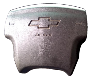2003-2007 GMC Sierra 2500 Gray Single Port Steering Wheel Air Bag (Used OEM)