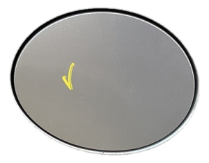 OEM Silver Fuel Filler Door for 2011-2019 Ford Explorer, Police Interceptor Utility (OEM)