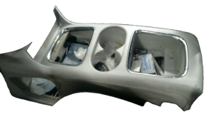2012-2020 Dodge Grand Caravan Gray Floor Mounted Super Console Panel with Sliding Cover (Used OEM)