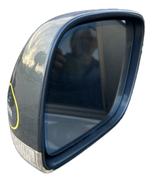 2004-2007 Volkswagen Touareg Black Power Door/Side View Mirror - Left (Driver) (Used OEM)